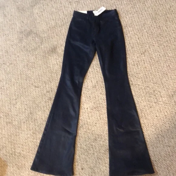 L'agence Bell Llare Deep Cove Coated Denim